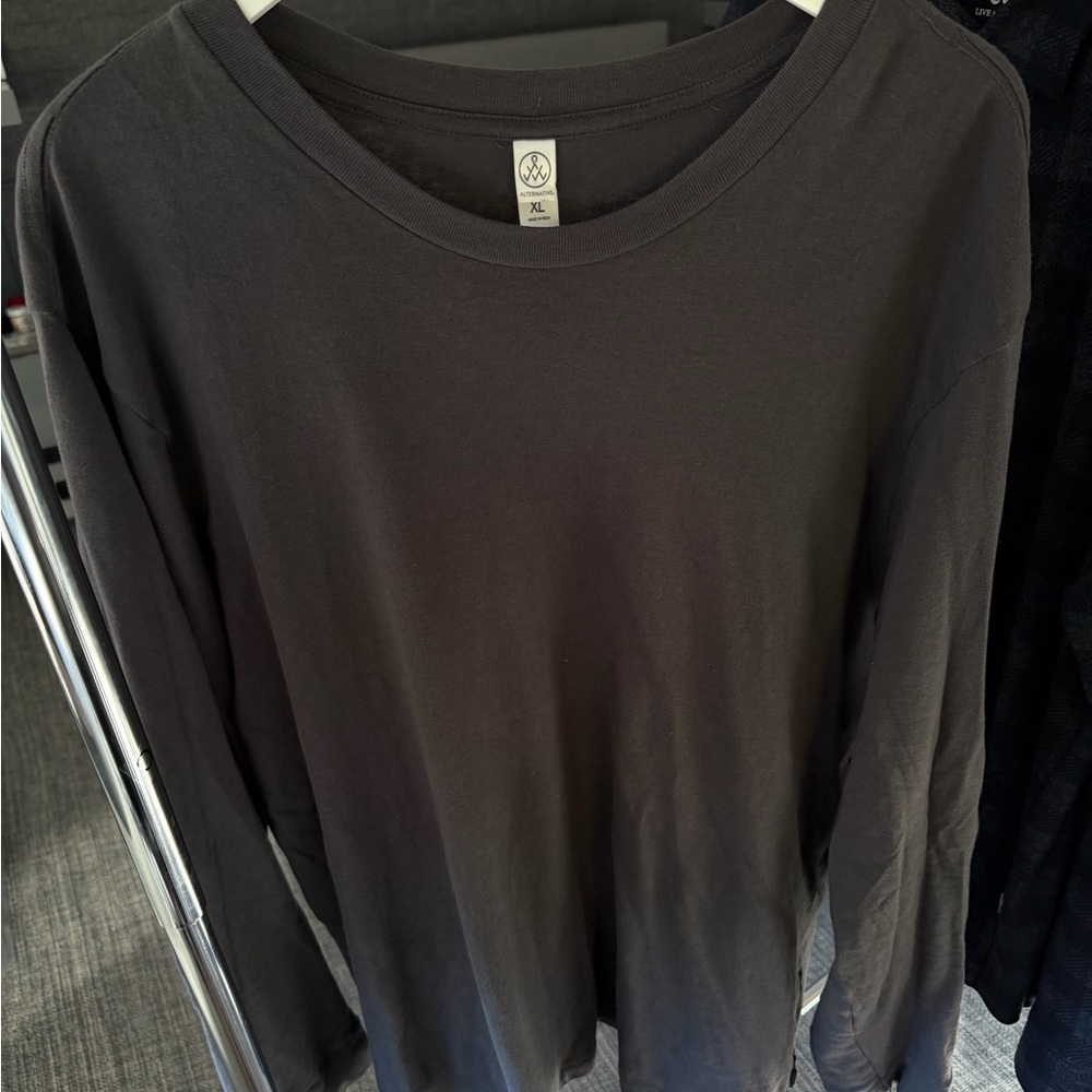 Alternative Charcoal Long Sleeve Tee